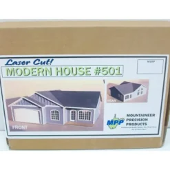 Trains*Mountaineer Precision Products 501 Modern House HO Kit - Model Train Junction: Quality Parts and Art Supplies
