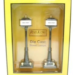 Trains*MTH 30-11079 #57 Black Broadway-Main Street Lights (2) - Model Train Junction: Quality Parts and Art Supplies