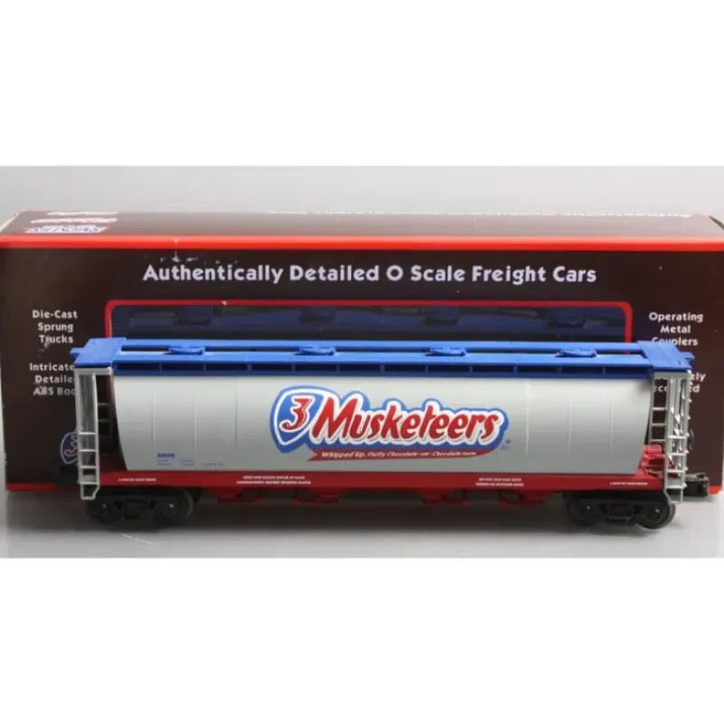 Trains*MTH 30-75301 3 Musketeers 4-Bay Cylindrical Hopper Car - Model Train Junction: Quality Parts and Art Supplies