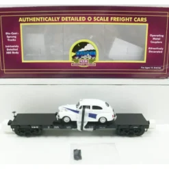 Trains*MTH 20-98685 50 Ton 41 Ft. Wood Flatcar w/1941 Ford - Model Train Junction: Quality Parts and Art Supplies