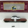 Trains*MTH 20-98686 50 Ton 41 Ft. Wood Flatcar w/1941 Ford - Model Train Junction: Quality Parts and Art Supplies
