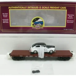 Trains*MTH 20-98686 50 Ton 41 Ft. Wood Flatcar w/1941 Ford - Model Train Junction: Quality Parts and Art Supplies