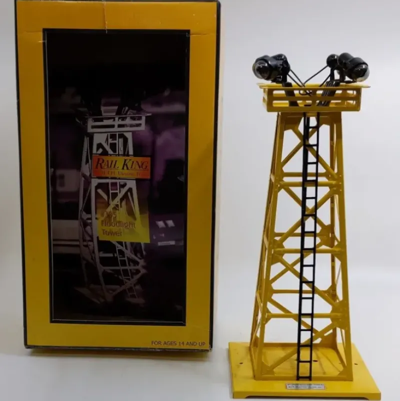 Trains*MTH 30-9025 #395 Yellow Floodlight Tower - Model Train Junction: Quality Parts and Art Supplies