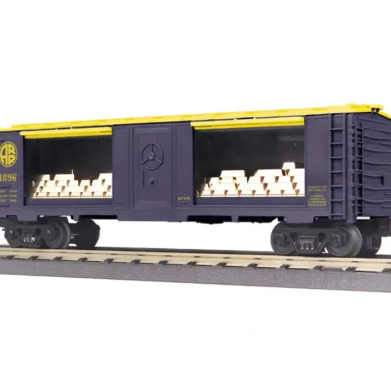 Trains*MTH 30-74528 Alaska 40' Window Mint Boxcar w/Gold - Model Train Junction: Quality Parts and Art Supplies