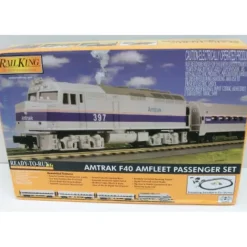 Trains*MTH 30-4204-1 Amtrak F40 Amfleet O Gauge Diesel Passenger Train Set w/PS 2.0 - Model Train Junction: Quality Parts and Art Supplies