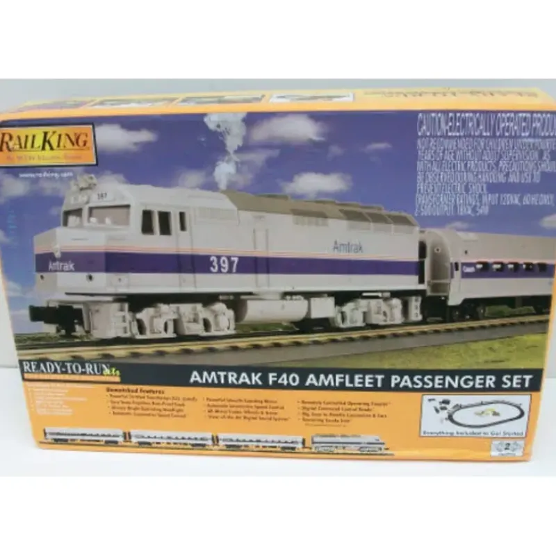 Trains*MTH 30-4204-1 Amtrak F40 Amfleet O Gauge Diesel Passenger Train Set w/PS 2.0 - Model Train Junction: Quality Parts and Art Supplies