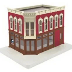 Trains*MTH 30-90353 Assembled Taylors Video Studio Corner Building w/ Blinking Sign - Model Train Junction: Quality Parts and Art Supplies