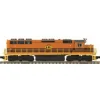 Trains*MTH 20-20098-1 B&P SD45 Low Hood Diesel Engine w/PS 2.0 #454 (Hi-Rail Wheels) - Model Train Junction: Quality Parts and Art Supplies