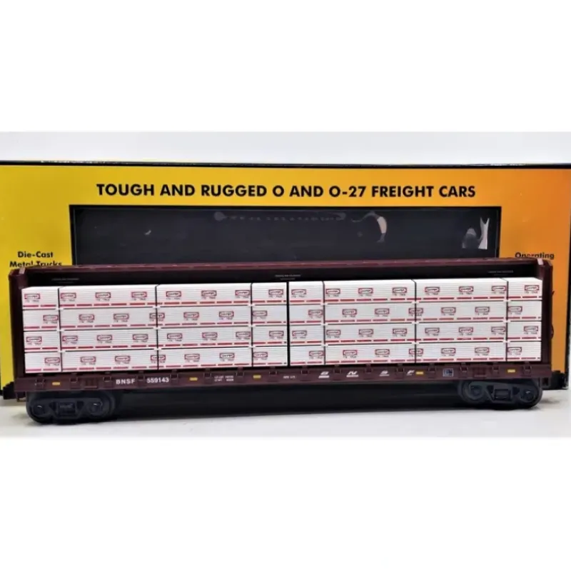 Trains*MTH 30-76419 BNSF Center-I-Beam Flatcar - Model Train Junction: Quality Parts and Art Supplies