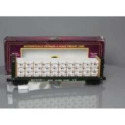 Trains*MTH 20-98660 British Columbia Flat Car w/ Bulkheads & Covered Wood Load V2 - Model Train Junction: Quality Parts and Art Supplies