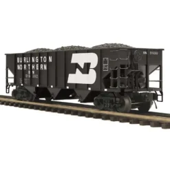 Trains*MTH 20-97703 Burlington Northern 70-ton 3-Bay Hopper Car - Model Train Junction: Quality Parts and Art Supplies