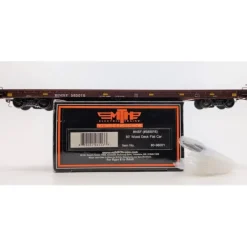 Trains*MTH 80-98001 Burlington Northern Santa Fe HO Scale 60' Wood Deck Flat Car - Model Train Junction: Quality Parts and Art Supplies