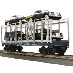 Trains*MTH 30-76384 C&O Auto Carrier Flatcar with 4 '58 Studebakers - Model Train Junction: Quality Parts and Art Supplies