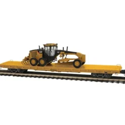 Trains*MTH 20-98791 Caterpillar 60' Flat Car w/1 CAT - Model Train Junction: Quality Parts and Art Supplies