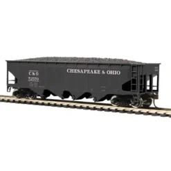 Trains*MTH 80-75007 Chesapeake & Ohio HO Scale 70-Ton Quadruple Hopper Car #72575 - Model Train Junction: Quality Parts and Art Supplies