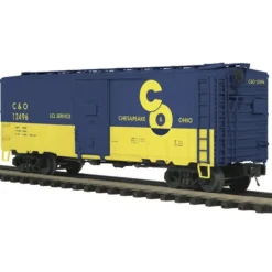 Trains*MTH 20-93419 Chesapeake & Ohio 40 AAR Box Car V2 - Model Train Junction: Quality Parts and Art Supplies