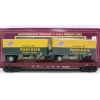 Trains*MTH 20-98600 Chicago & Northwestern Flatcar with 2 PUP Trailers - Model Train Junction: Quality Parts and Art Supplies