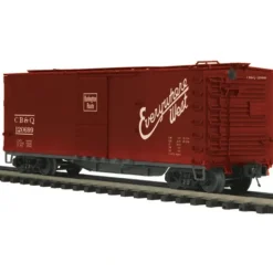 Trains*MTH 20-93385 Chicago Burlington & Quincy 40 USRA Double Sheathed Boxcar #120703 - Model Train Junction: Quality Parts and Art Supplies