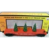 Trains*MTH 30-76211 Christmas Flatcar with 3 Xmas Trees - Model Train Junction: Quality Parts and Art Supplies