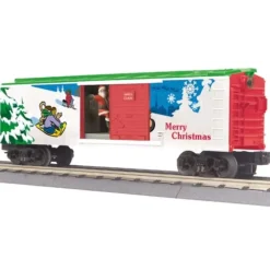 Trains*MTH 30-79261 Christmas Operating Box Car w/Signal Man - Model Train Junction: Quality Parts and Art Supplies