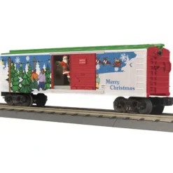 Trains*MTH 30-79312 Christmas Operating Box Car w/Signal Man - Model Train Junction: Quality Parts and Art Supplies
