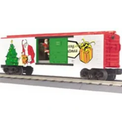 Trains*MTH 30-79281 Christmas Operating Box Car w/Signal Man - Model Train Junction: Quality Parts and Art Supplies