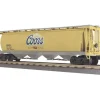 Trains*MTH 30-75298 Coors 4-Bay Cylindrical Hopper Car - Model Train Junction: Quality Parts and Art Supplies