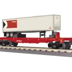Trains*MTH 30-76401 CP Rail Flat Car With Trailer - Model Train Junction: Quality Parts and Art Supplies