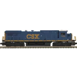 Trains*MTH 20-2948-1 CSX Dash-8 Narrow Nose Diesel Engine w/PS 2.0 #7492 - Model Train Junction: Quality Parts and Art Supplies