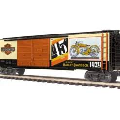 Trains*MTH 20-93507 DOUBLE DOOR 50' BOX CAR HARLEY-DAVIDSON 1929 - Model Train Junction: Quality Parts and Art Supplies