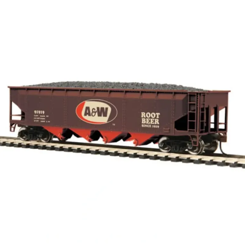 Trains*MTH 81-75002 DPSU - A&W Rootbeer HO Scale 70-Ton Quadruple Hopper Car - Model Train Junction: Quality Parts and Art Supplies