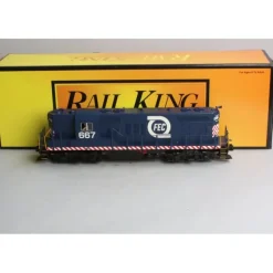 Trains*MTH 30-2809-3 Florida East Coast GP-9 Non-Powered Diesel Engine #667 - Model Train Junction: Quality Parts and Art Supplies