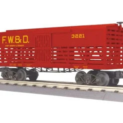 Trains*MTH 30-7183 Fort Worth & Denver Stock Car - 19th Century #3221 - Model Train Junction: Quality Parts and Art Supplies