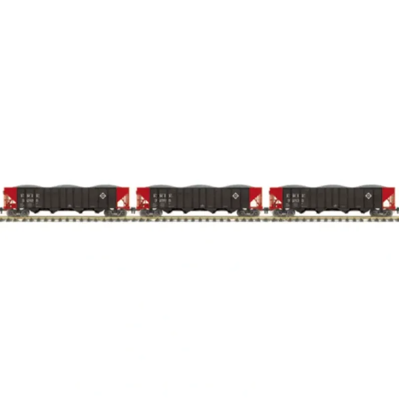 Trains*MTH 70-70011 G Erie RailKing 4-Bay Hopper Car Set (Set of 3) - Model Train Junction: Quality Parts and Art Supplies