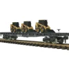 Trains*MTH 70-76042 G Scale Caterpillar Flat Car with 3 CAT 226 Skid Loaders - Model Train Junction: Quality Parts and Art Supplies