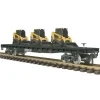 Trains*MTH 70-76043 G Scale Caterpillar Flat Car #782115 with CAT 247 Multi Loader (3) - Model Train Junction: Quality Parts and Art Supplies