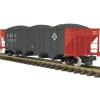 Trains*MTH 70-75017 G Scale Erie 4-Bay Hopper with Metal Wheels Coal #32765 - Model Train Junction: Quality Parts and Art Supplies
