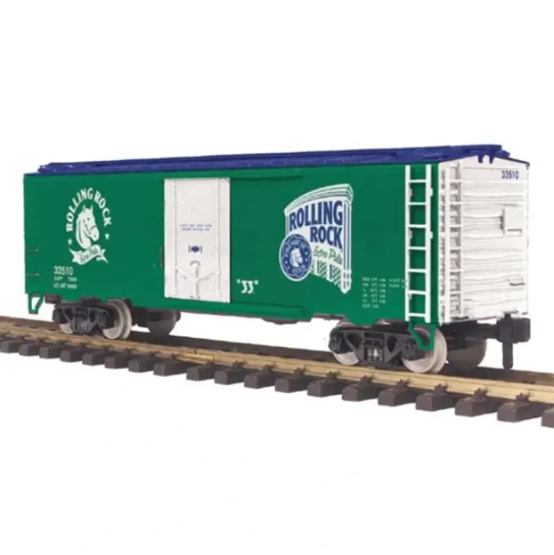 Trains*MTH 70-78031 G Scale Rolling Rock 40' Reefer Car #33510/33511 - Model Train Junction: Quality Parts and Art Supplies