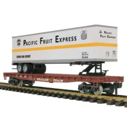 Trains*MTH 70-76053 G Scale TTX Flat Car with 45' Trailer - Model Train Junction: Quality Parts and Art Supplies