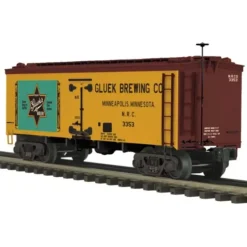 Trains*MTH 20-94355 Gluek Brewing Co. 36' Woodsided Reefer Car - Model Train Junction: Quality Parts and Art Supplies
