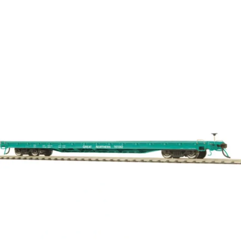 Trains*MTH 80-98004 Great Northern HO Scale 60' Wood Deck Flat Car - Model Train Junction: Quality Parts and Art Supplies