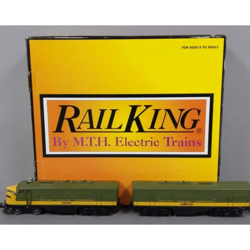 Trains*MTH 30-2717-1 GTW F-3 ABA Diesel Engine Set w/PS2 #9009/9009B VG/Box - Model Train Junction: Quality Parts and Art Supplies