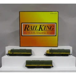 Trains*MTH 30-2717-1 GTW F-3 ABA Diesel Engine Set w/PS2 #9009/9009B - Model Train Junction: Quality Parts and Art Supplies