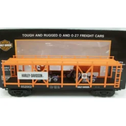 Trains*MTH 30-76328 Harley Auto Carrier Flatcar w/4 Fat Boys - Model Train Junction: Quality Parts and Art Supplies