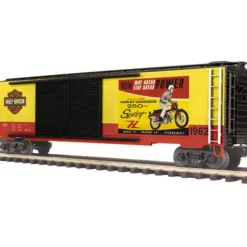 Trains*MTH 20-93509 Harley Davidson (1962) Double Door 50' Box - Model Train Junction: Quality Parts and Art Supplies