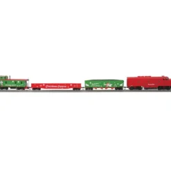 Trains*MTH 81-4006-1 HO Christmas F-3 Diesel R-T-R Deluxe Freight Train Set w/PS 3.0 - Model Train Junction: Quality Parts and Art Supplies