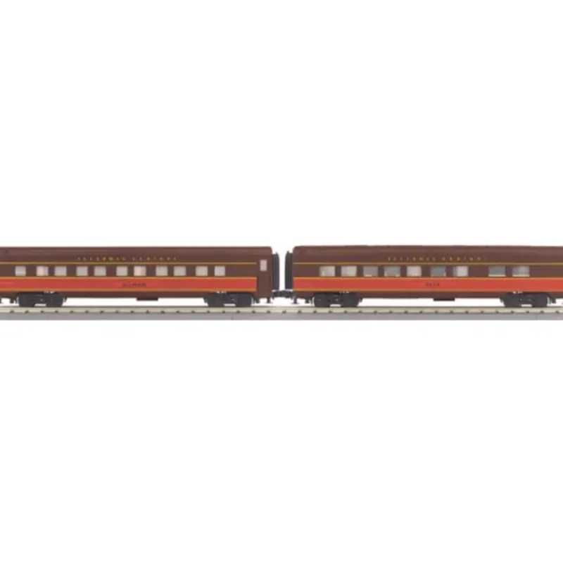 Trains*MTH 30-67387 Illinois Central 2-Car 60' Streamlined ABS Sleeper/Diner - Model Train Junction: Quality Parts and Art Supplies