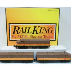 Trains*MTH 30-2775-1 Illinois Central F-3 ABA Diesel Engine Set w/PS 2.0 #2345 - Model Train Junction: Quality Parts and Art Supplies