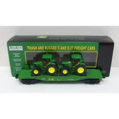 Trains*MTH 30-76307 John Deere Flat Car with 2 6420 Tractors - Model Train Junction: Quality Parts and Art Supplies