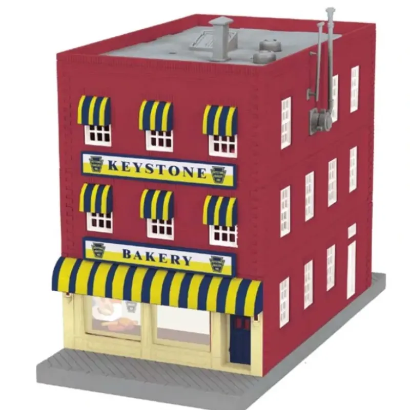 Trains*MTH 30-90282 Keystone Bakery 3-Story - Model Train Junction: Quality Parts and Art Supplies